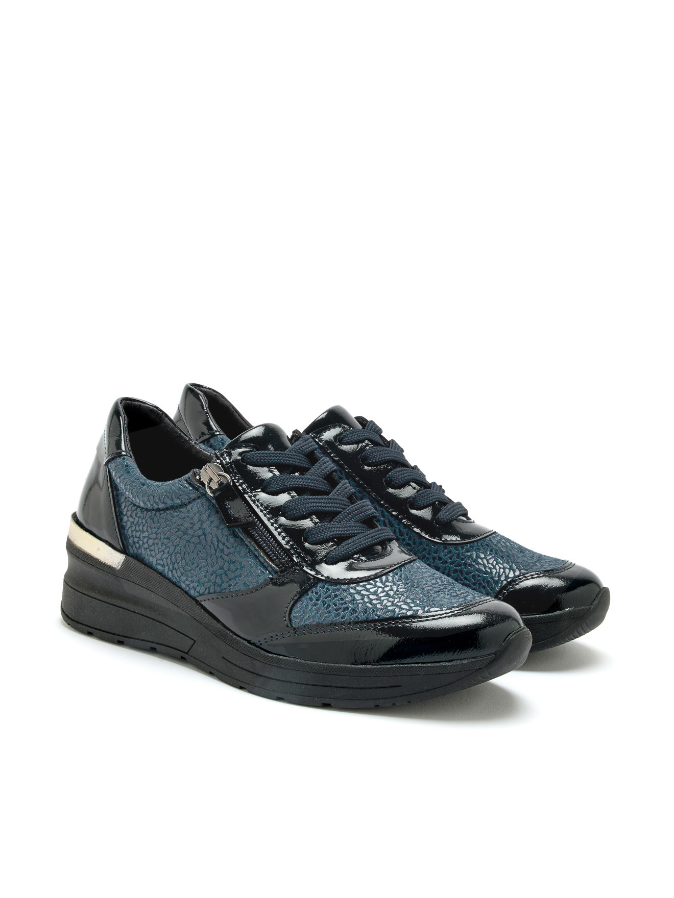 Derbies zippés avec lacets, PEDICONFORT