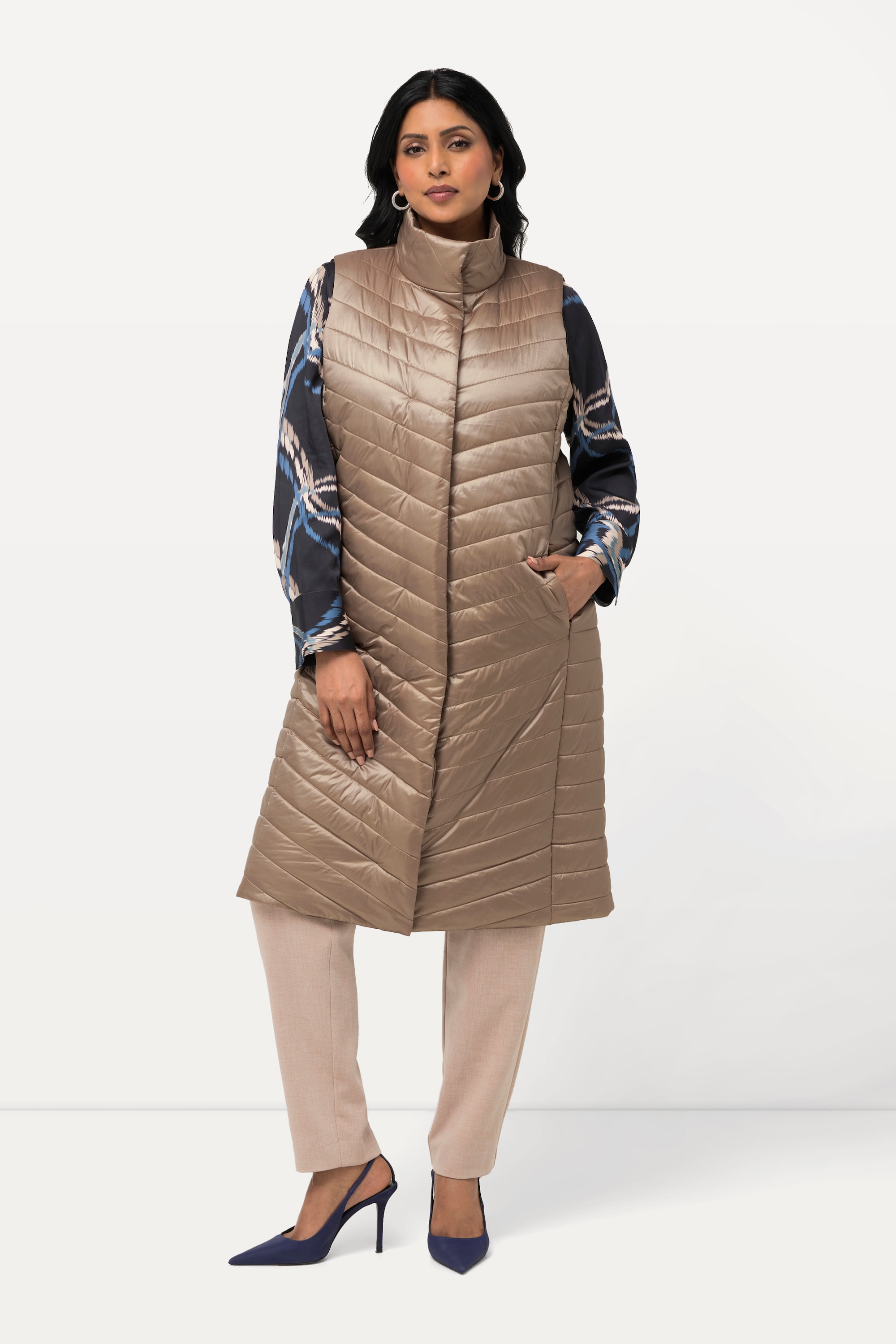Gilet matelassé, col montant, ULLA POPKEN