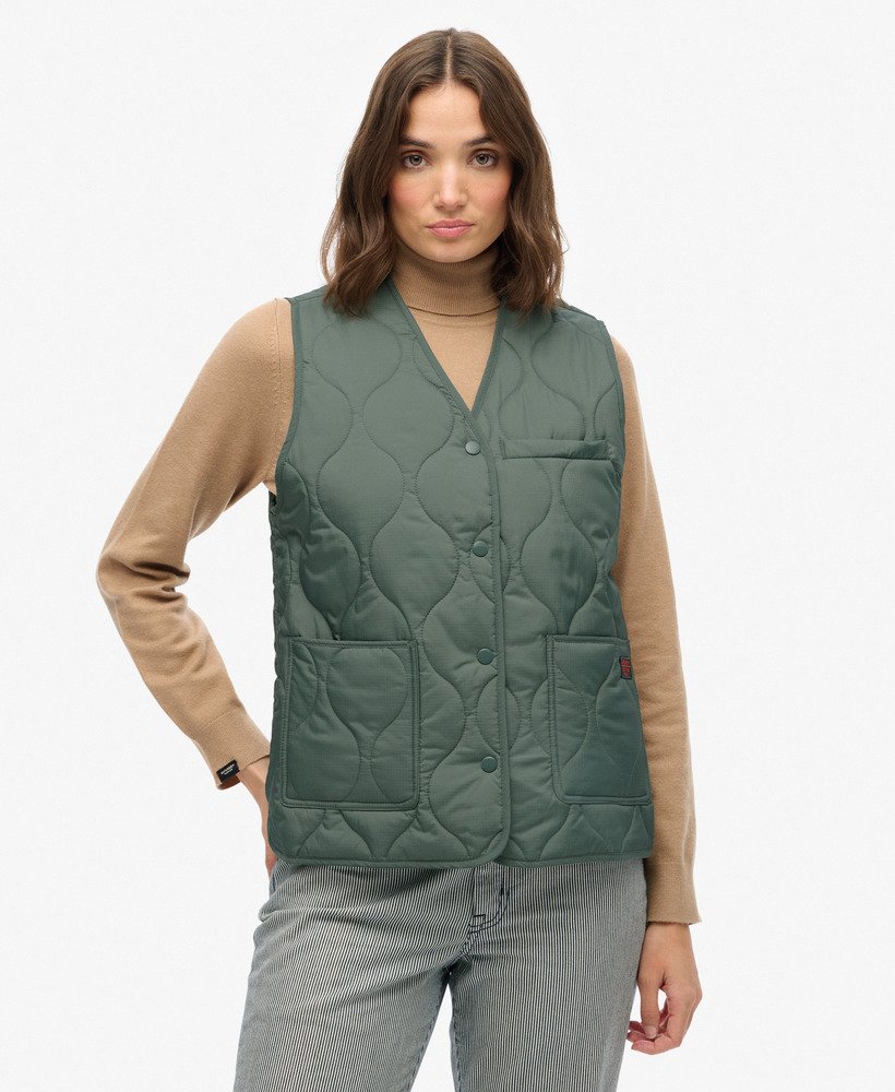 Veste matelassée sans manches Lite Liner, SUPERDRY