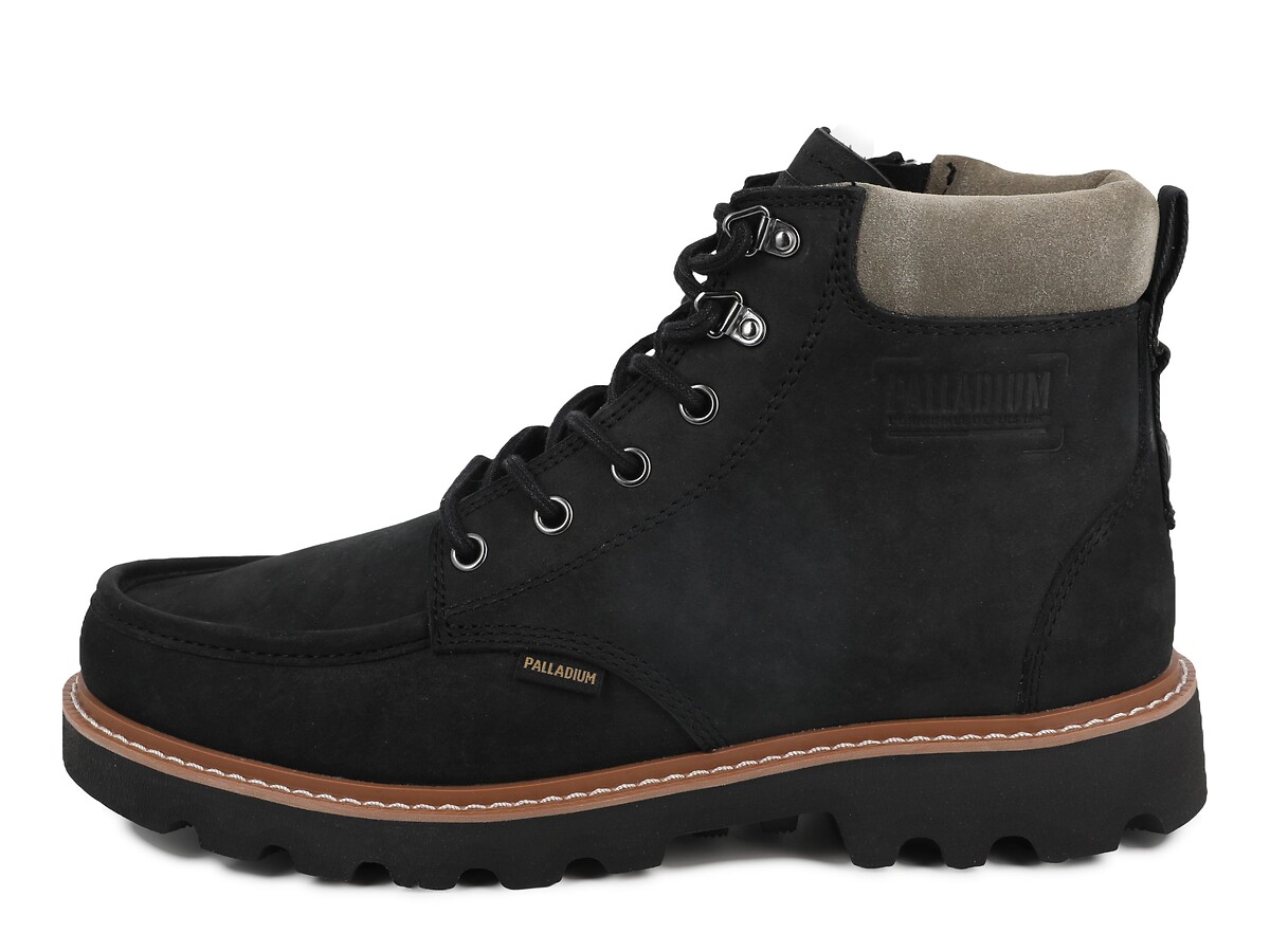 Palladium Botines de piel TROOPERLITES GRIT ZIP — photo 3