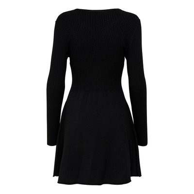 Mini Skater Dress with Long Sleeves ONLY PETITE