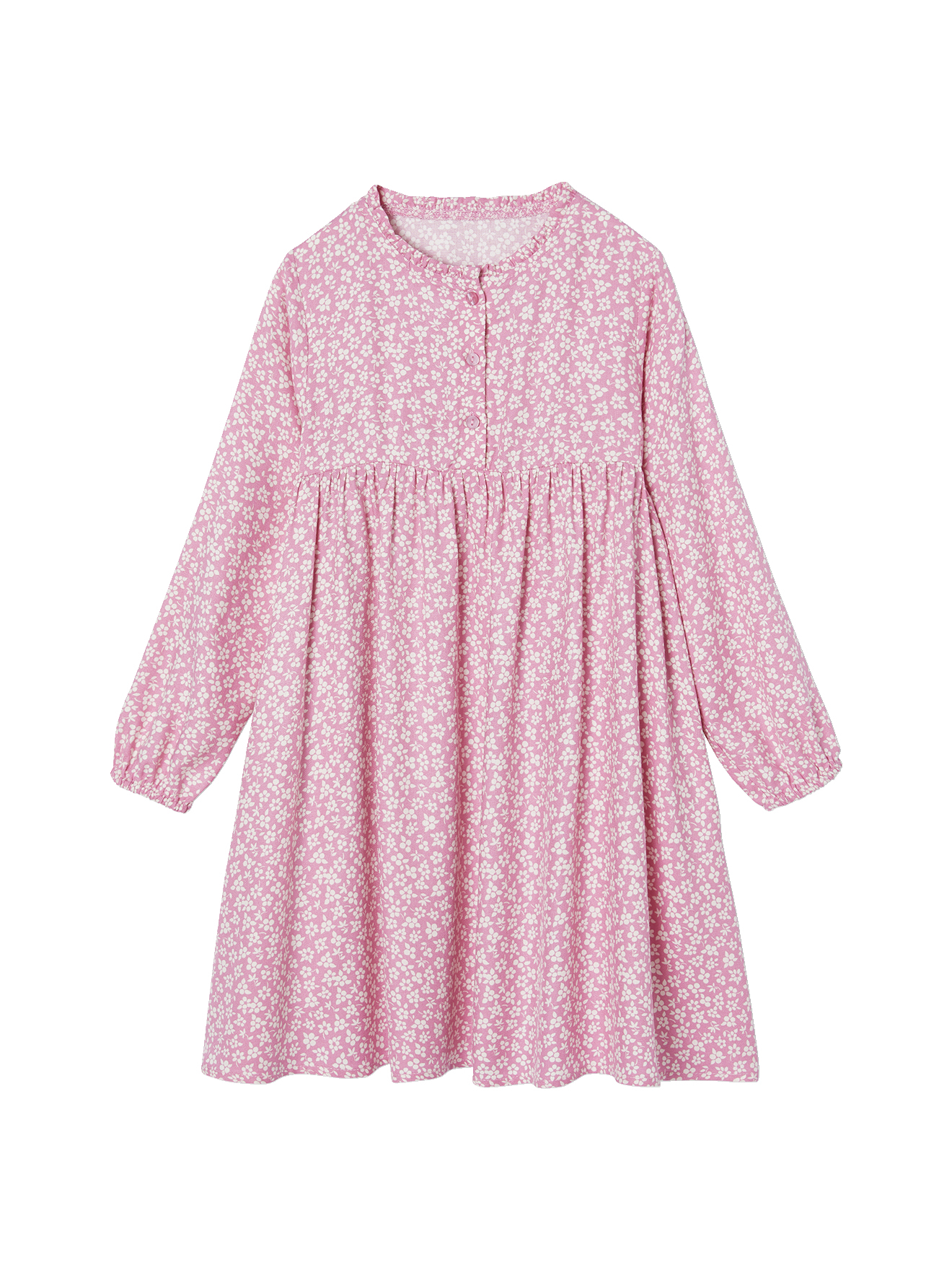 Robe motif all over ouverture boutonnée devant, VERTBAUDET