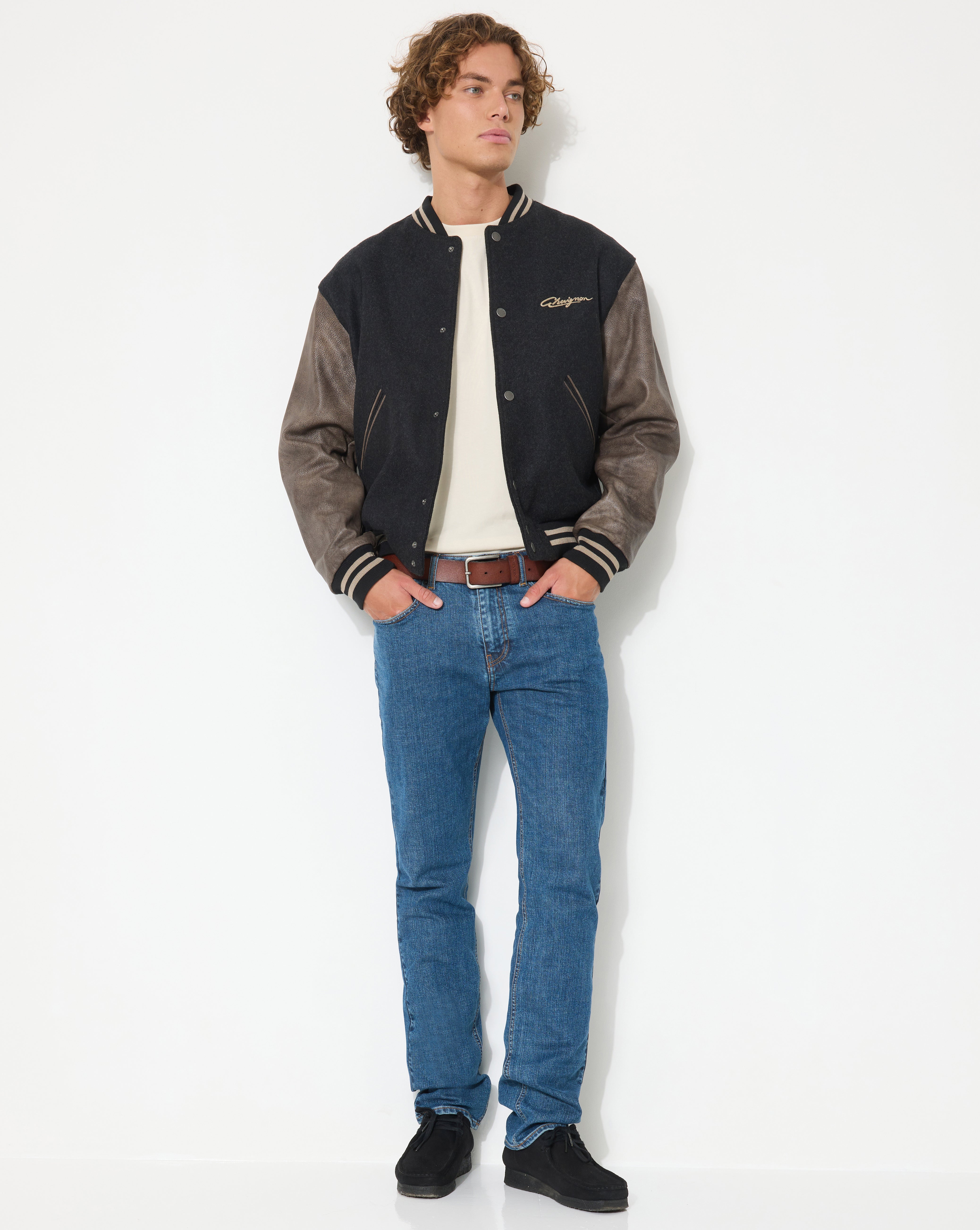 Jean droit en coton STRAIGHT, CHEVIGNON