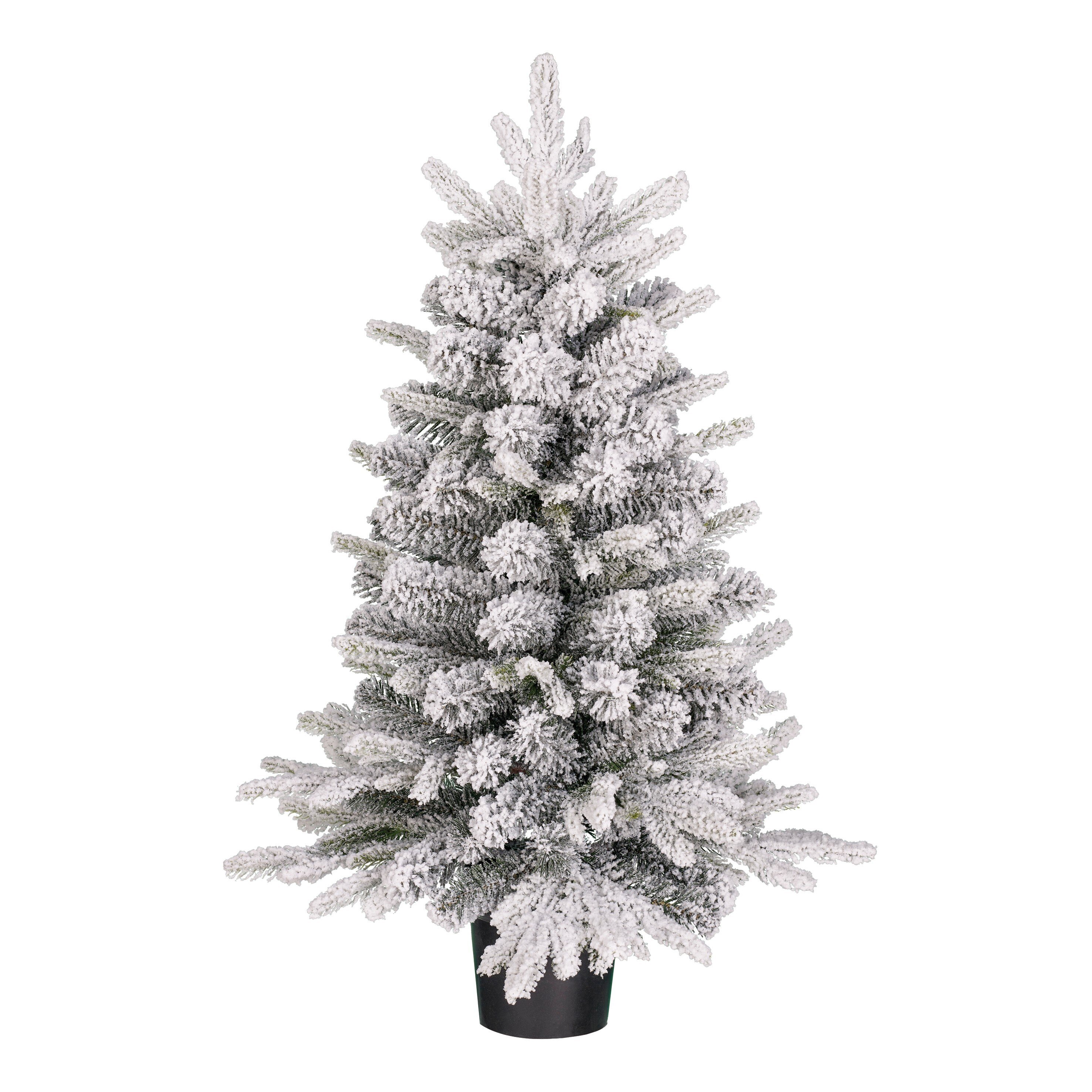 Sapin de Noël artificiel enneigé H90 cm GRIMSHAW, BLACK BOX TREES