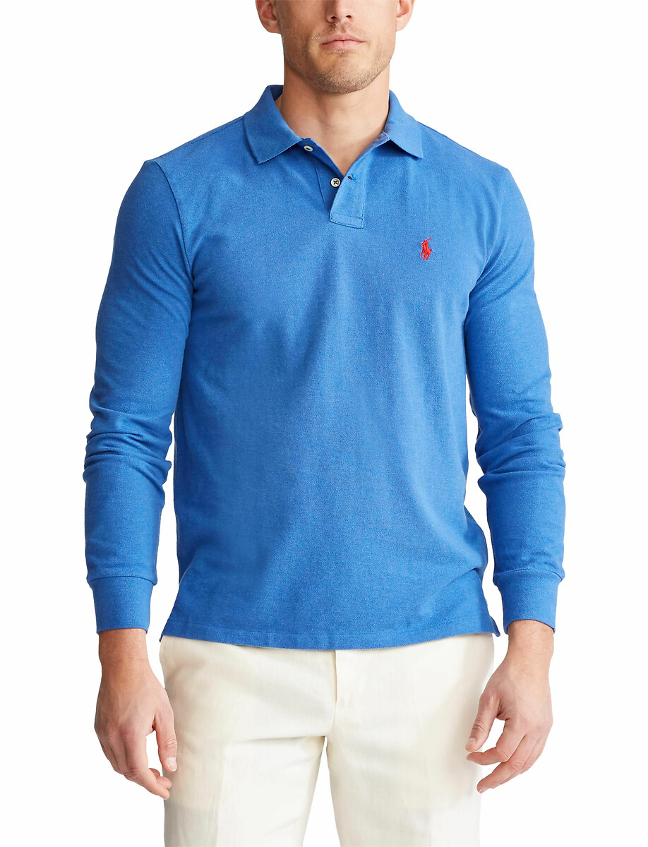 Long-sleeved cotton polo shirt Polo 