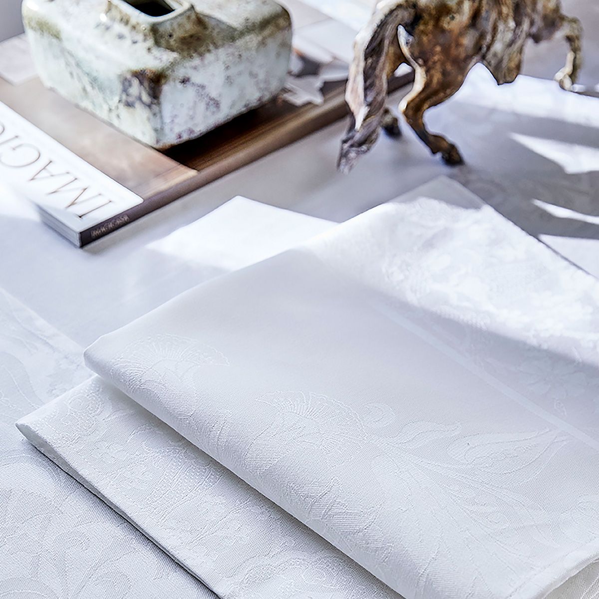 Serviette de table en coton, voyage iconique, made in france Le Jacquard Francais La Redoute