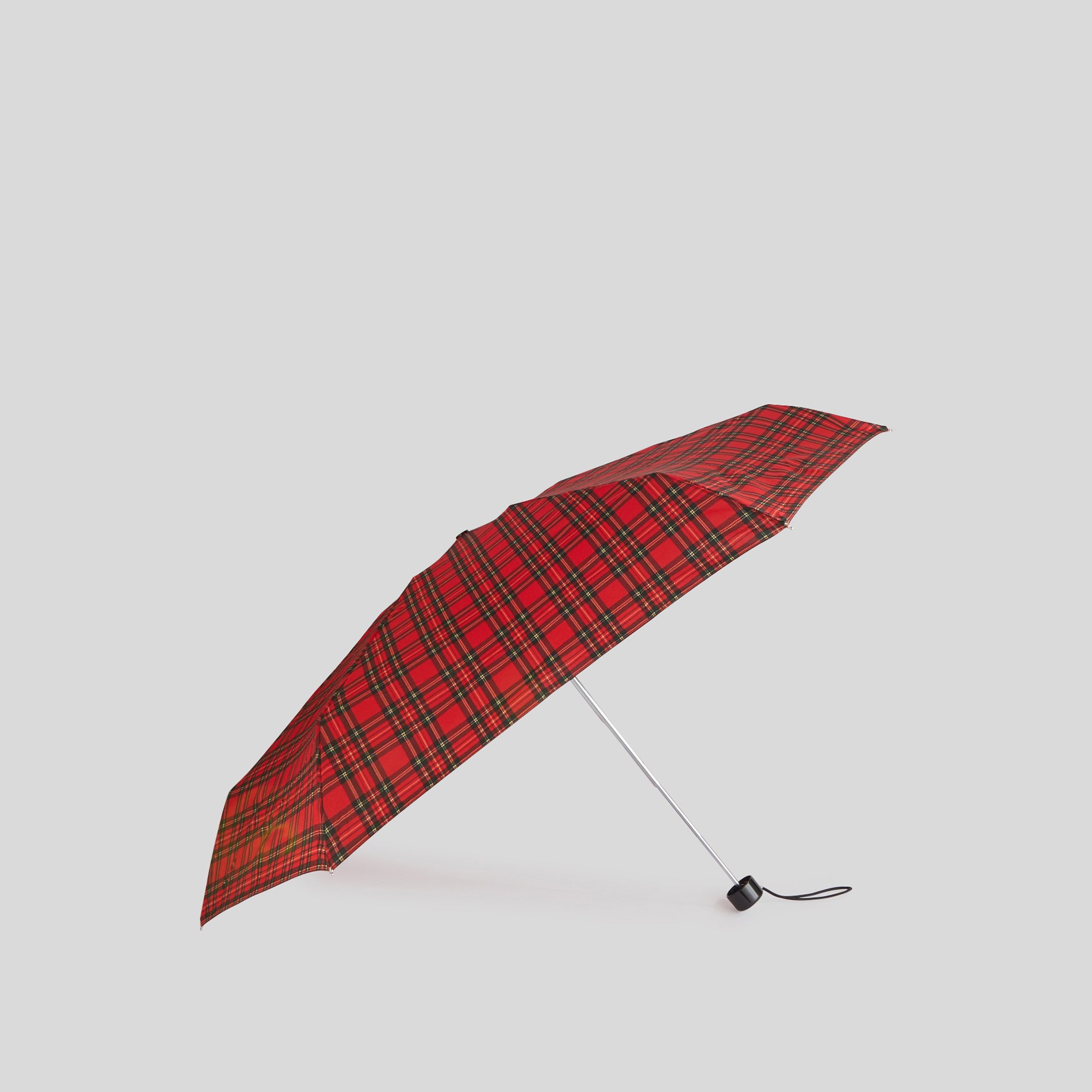 Mini Parapluie Imprimé Tartan, MONOPRIX