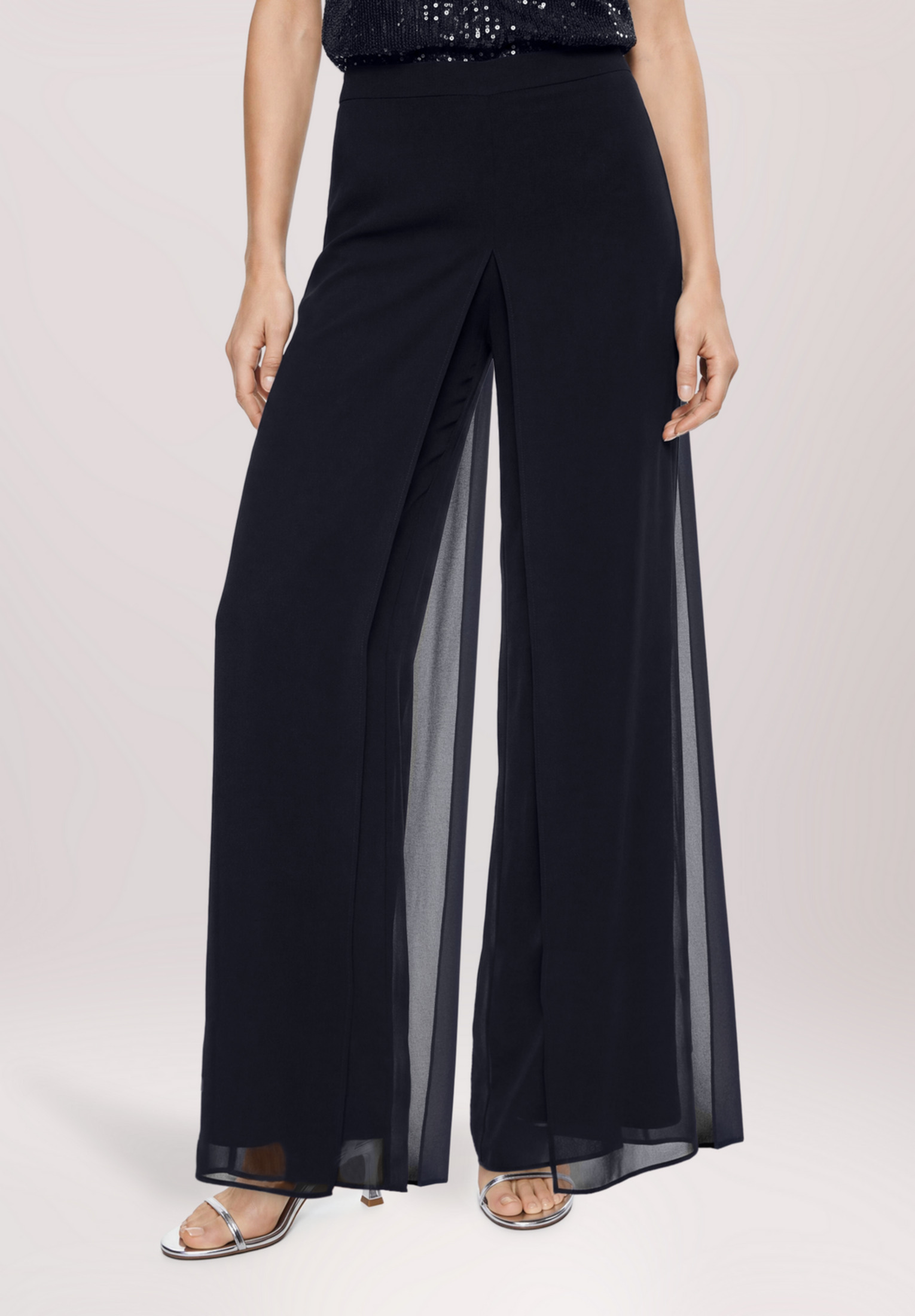 Jupe-culotte au look superposé, VERA MONT