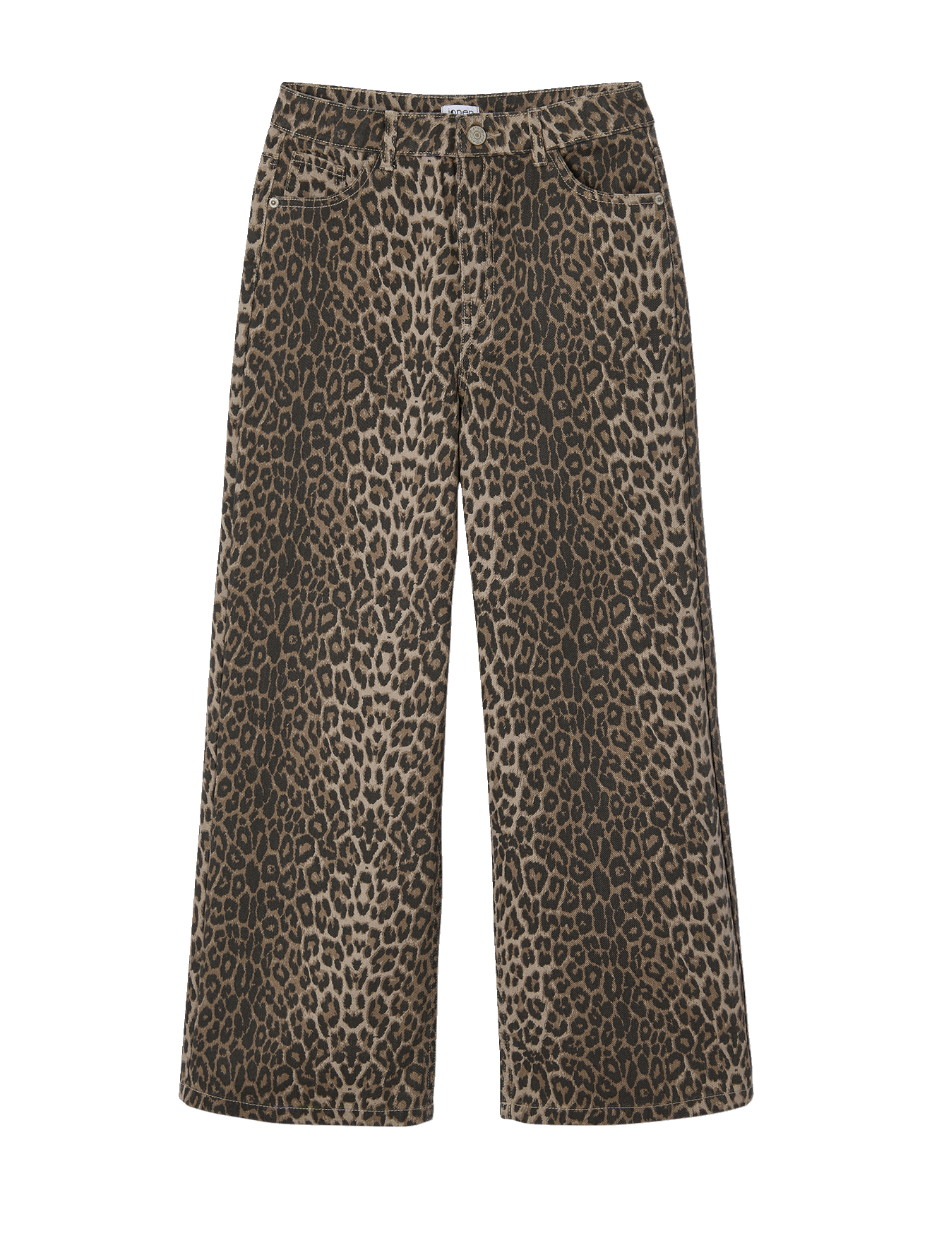 Pantalon large léopard, JONEN
