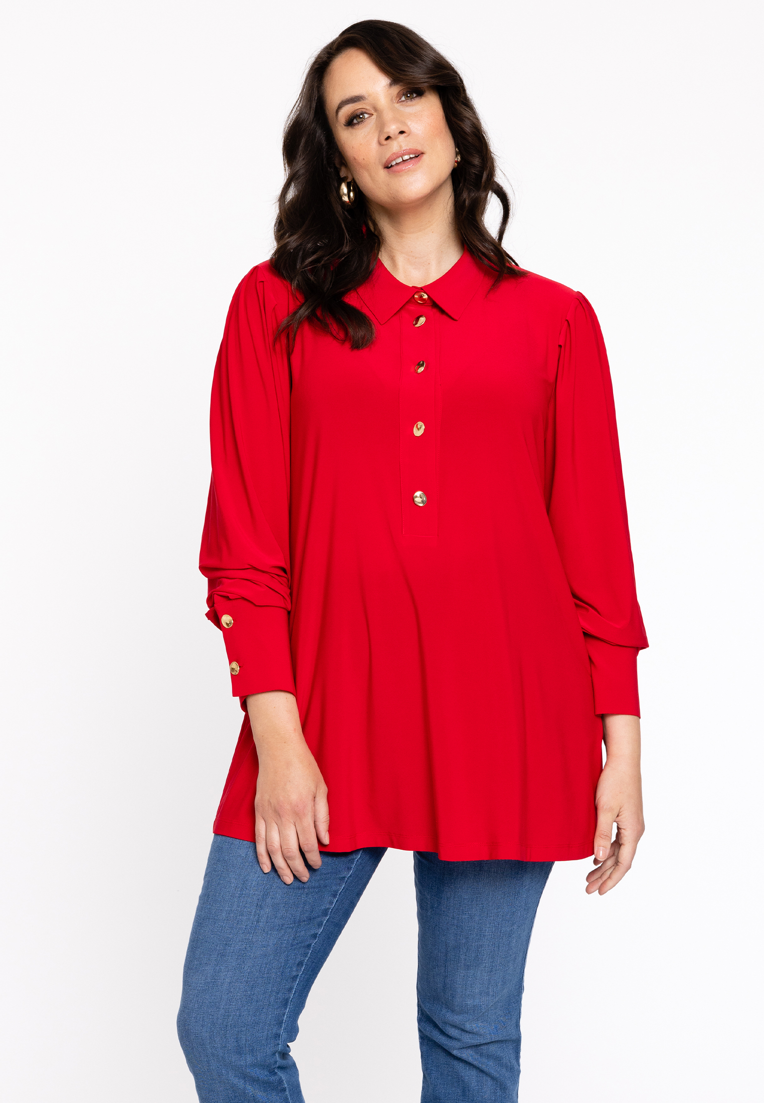 Chemise avec manches bouffantes, YOEK