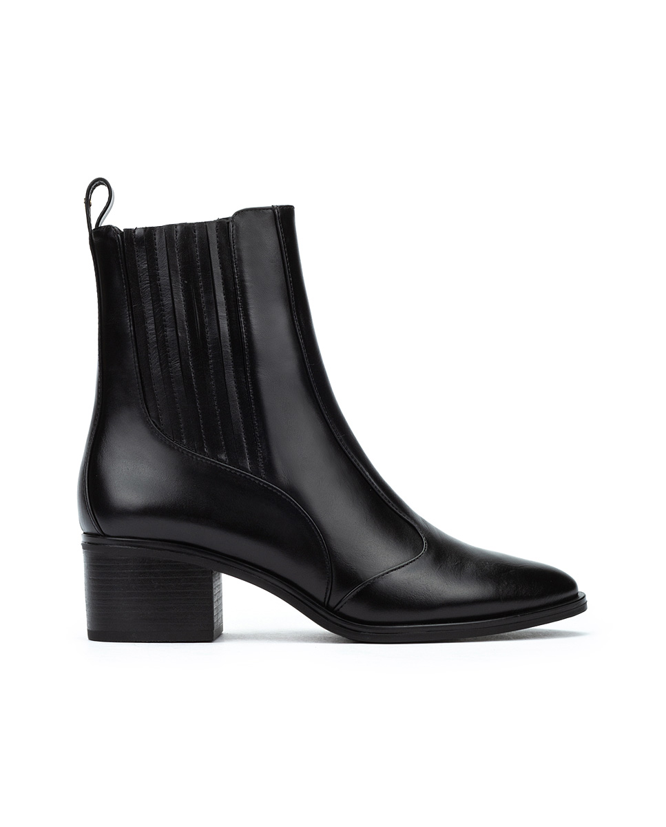 Bottines à talon cuir Zinnia, MARTINELLI