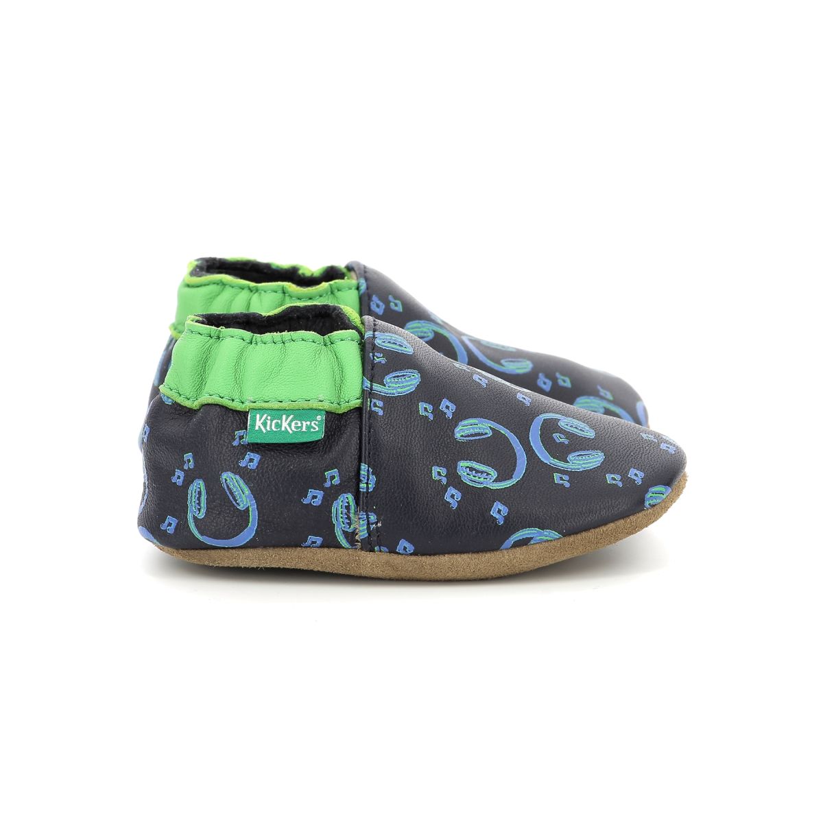 Chaussons cuir 2025 bébé kickers