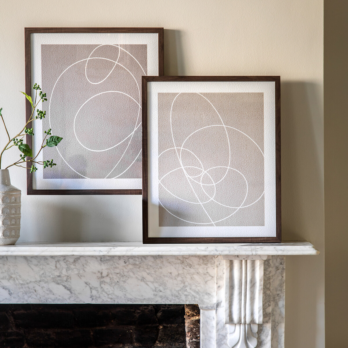 Set of 2 Continuation Framed Art, ÉDITÉ