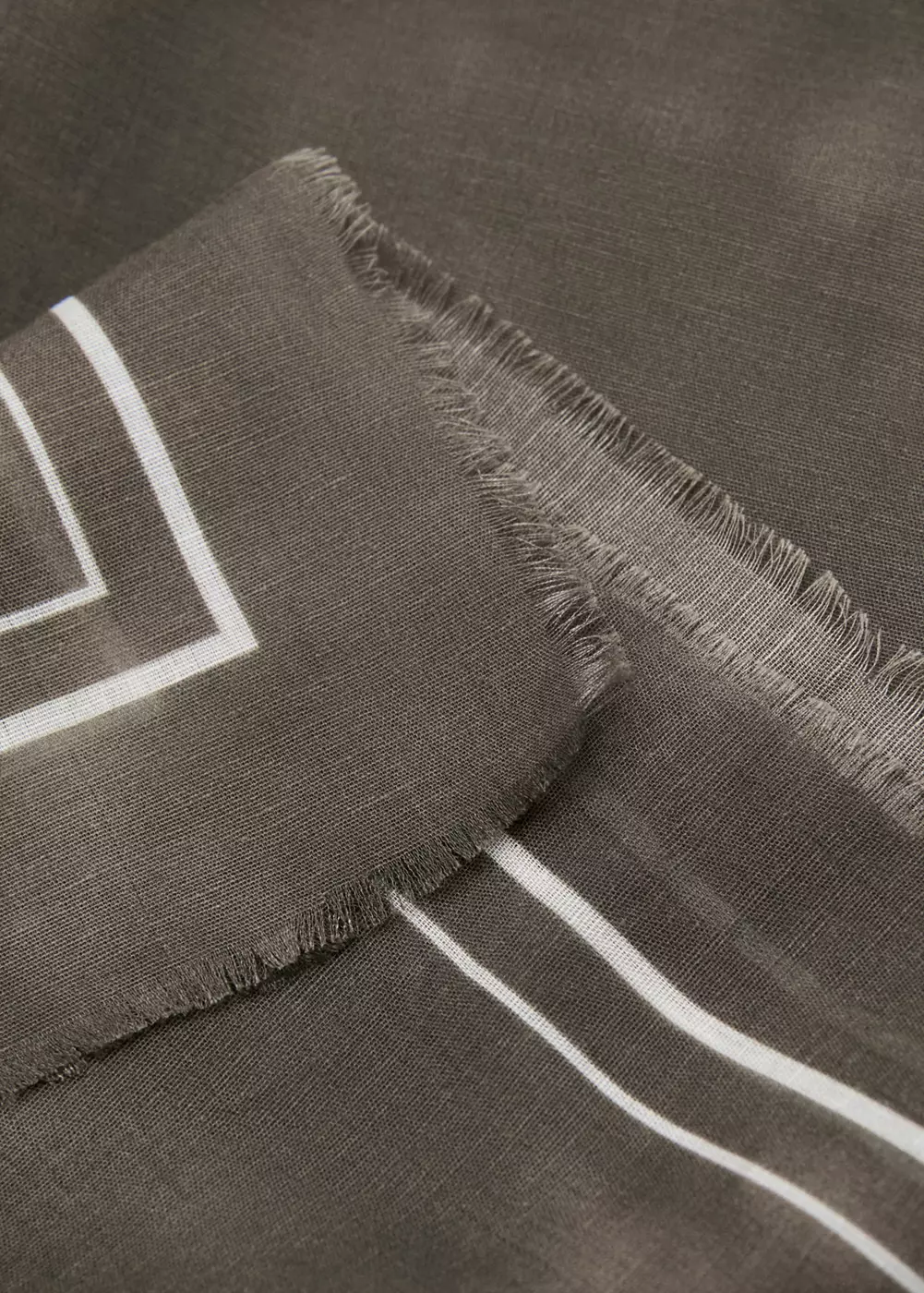 Foulard imprimé modal et coton, MANGO MAN