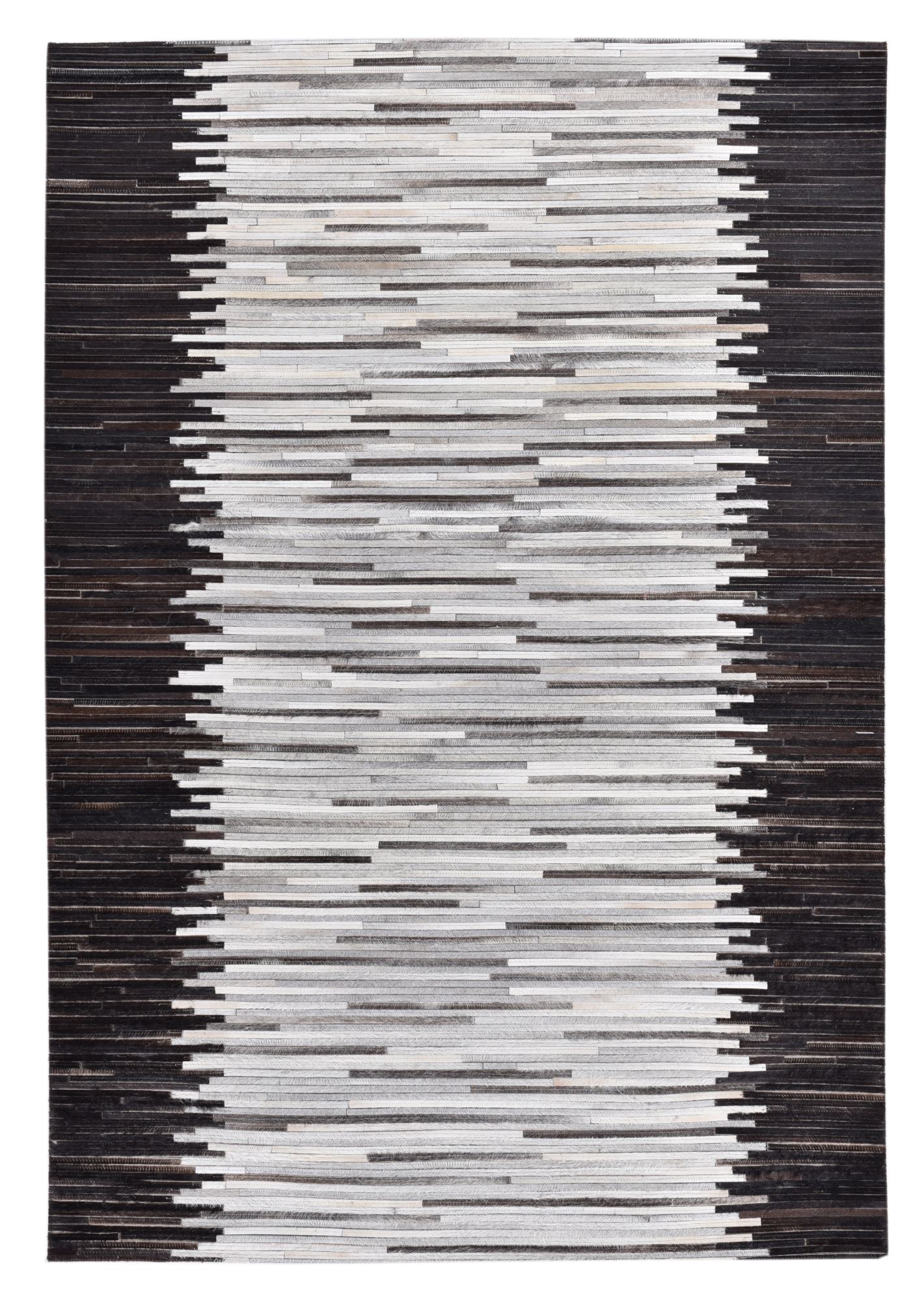 Tapis salon Kobe, 100% cuir de vache, THEKO