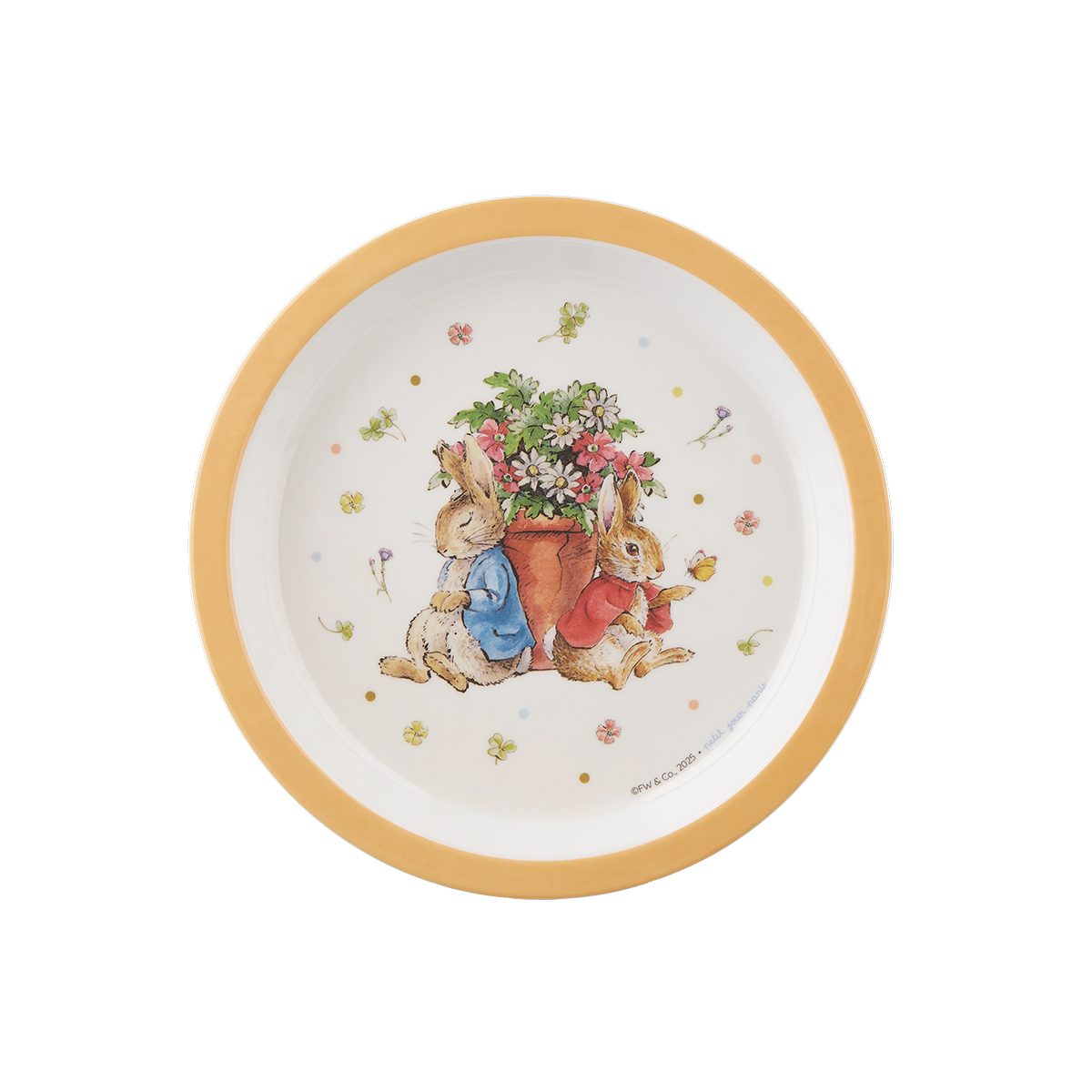 Assiette bébé PIERRE LAPIN, PETIT JOUR