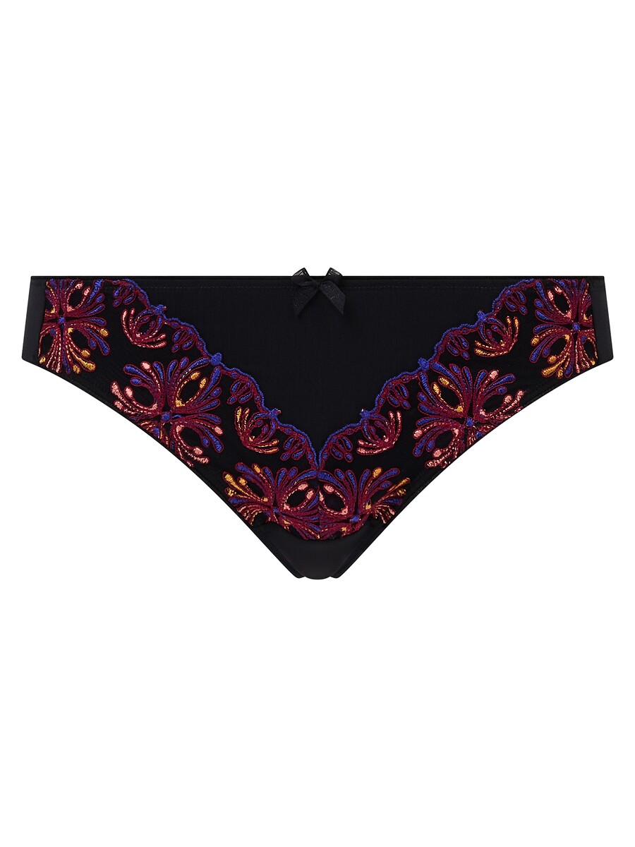 Chantelle Slip Champs-Élysées Bleu Infini – Dentelle Graphique Sexy