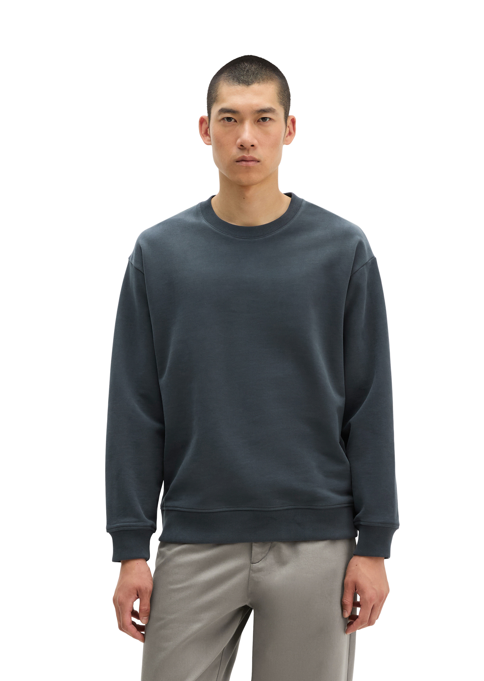 Sweat-shirt relaxed en coton bio régénéré, MARC O'POLO