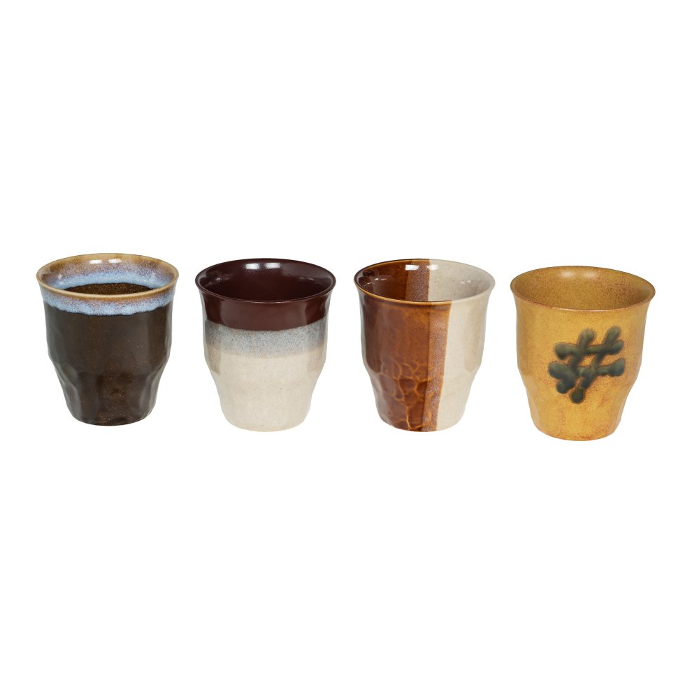 Coffret de 4 gobelets Wabi 25 cl - WABI, TABLE PASSION