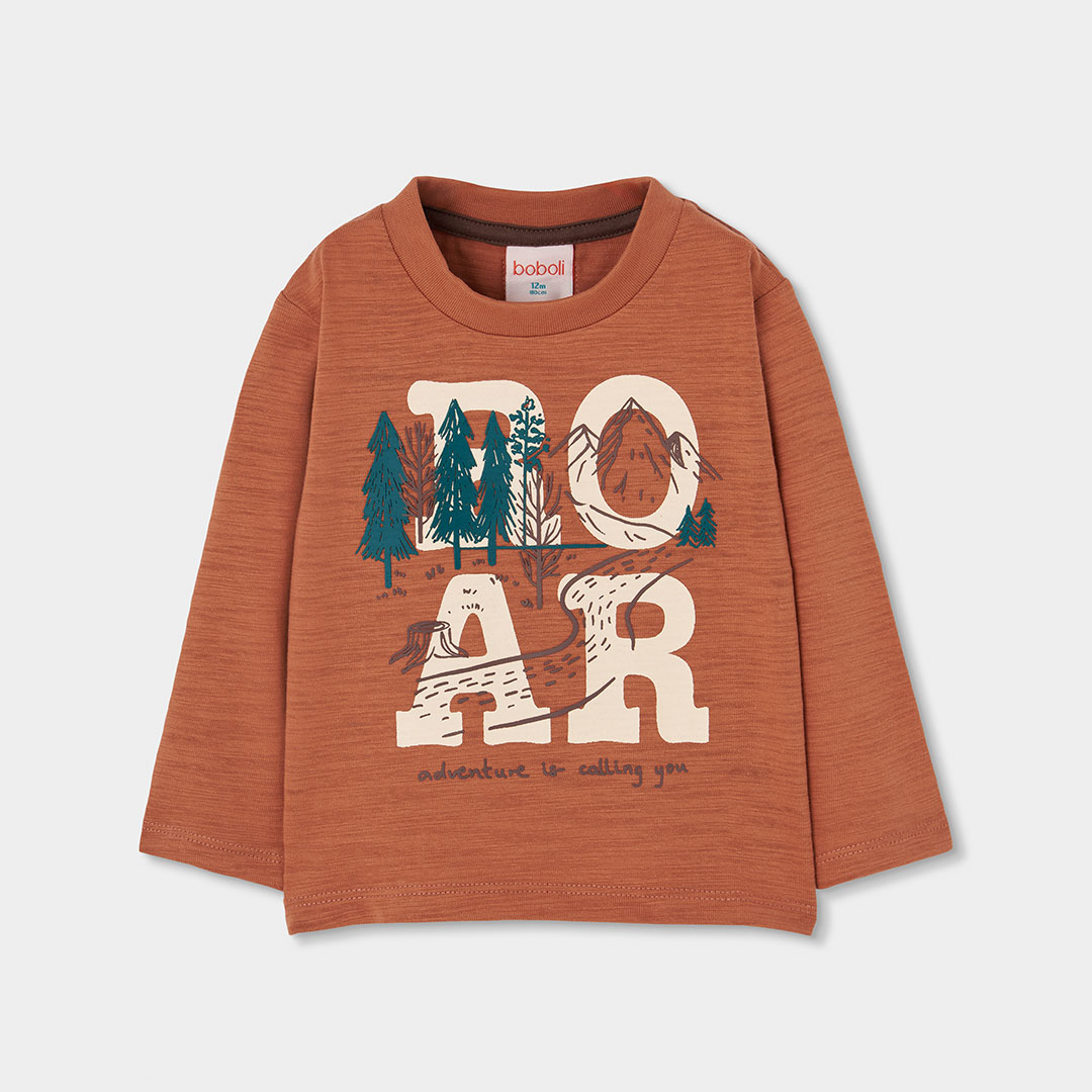 T-shirt garçon imprimé aventure, BOBOLI