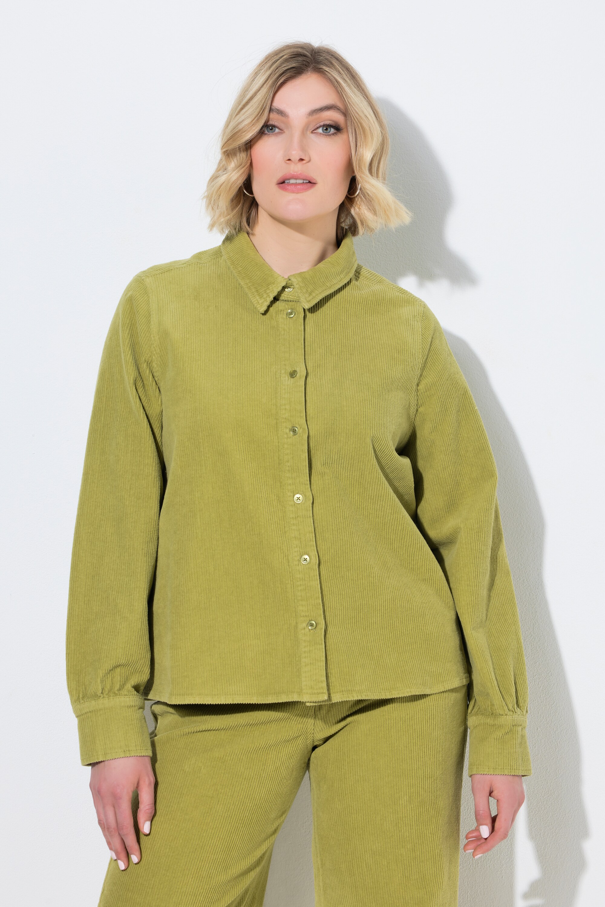 Chemise en velours côtelé, coupe Boxy Fit, ULLA POPKEN