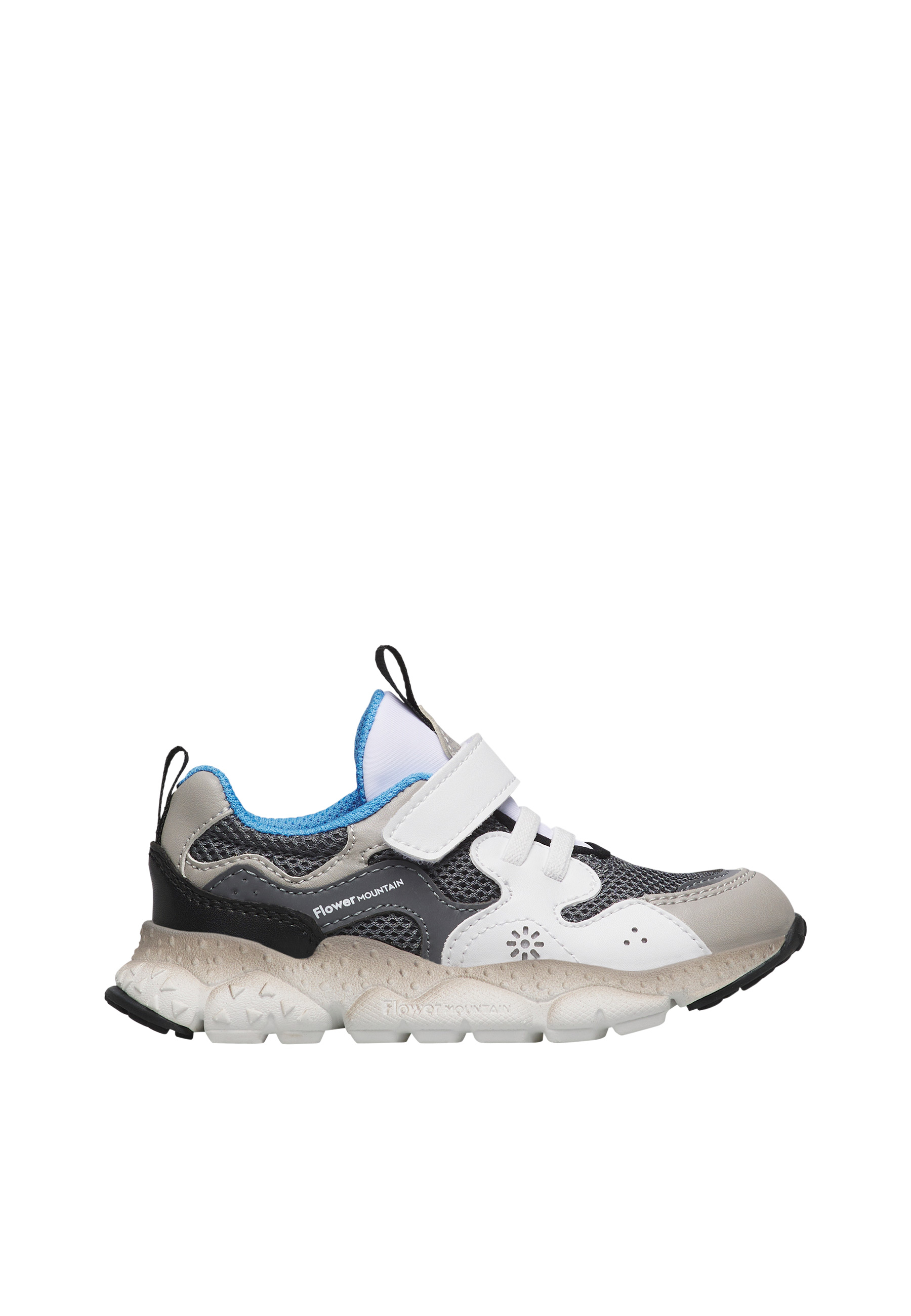 Sneakers en simili cuir et tissu technique YAMANO 3 JUNIOR VL., NATURINO