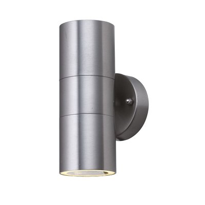 Outdoor Stainless Steel Dual Wall Light (GU10 LED) SO'HOME