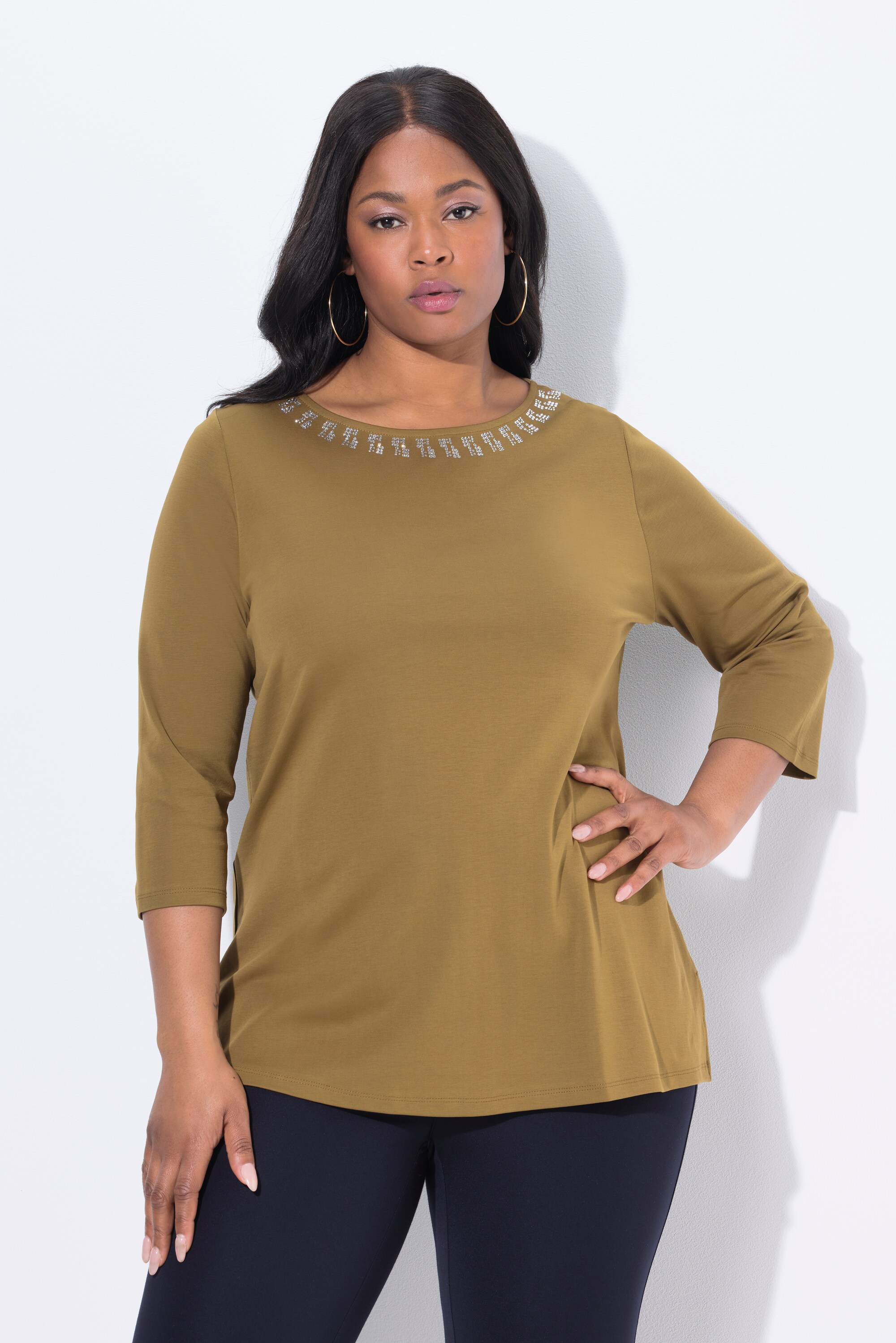 T-shirt en coton Pima, ULLA POPKEN