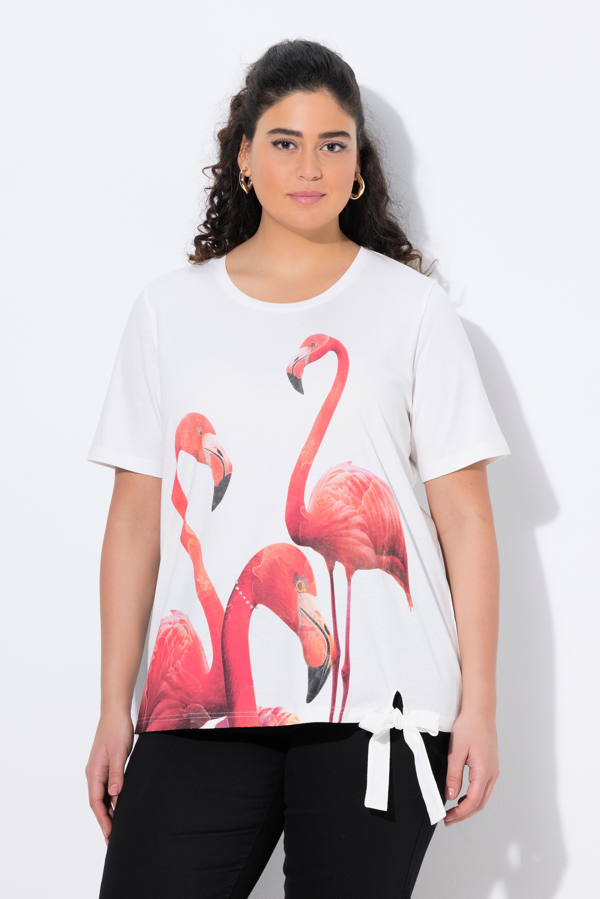 T-shirt, motif flamants roses, ULLA POPKEN