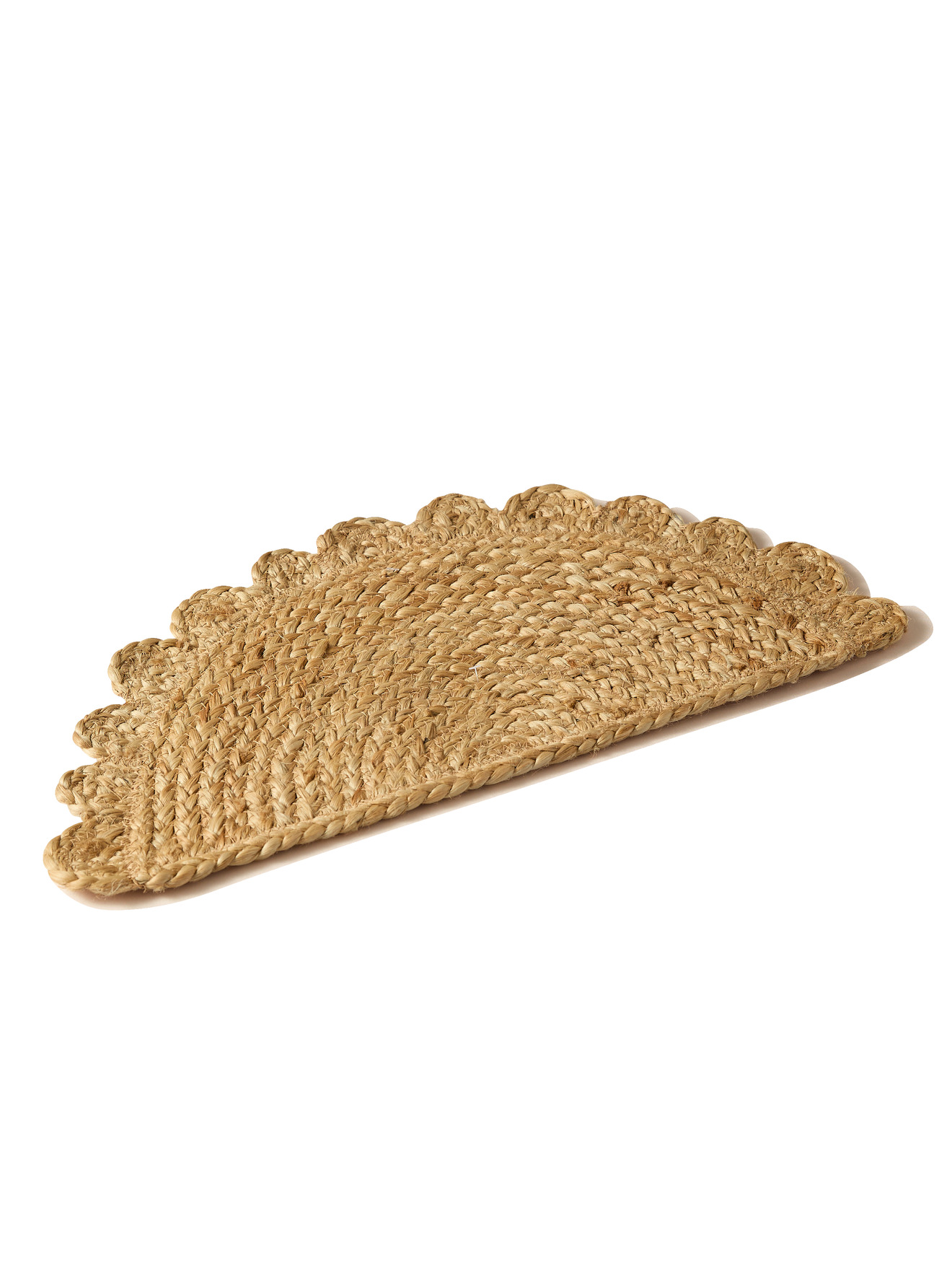Tapis gamelle jute demi-lune, VERTBAUDET