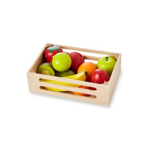 Cagette de fruits en bois pour dinette