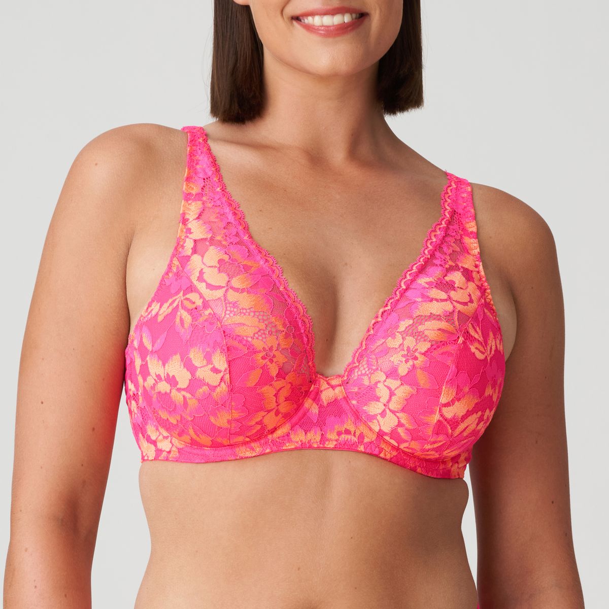 Soutien gorge demi-mousse plongeant verao rose - l.a. pink Primadonna