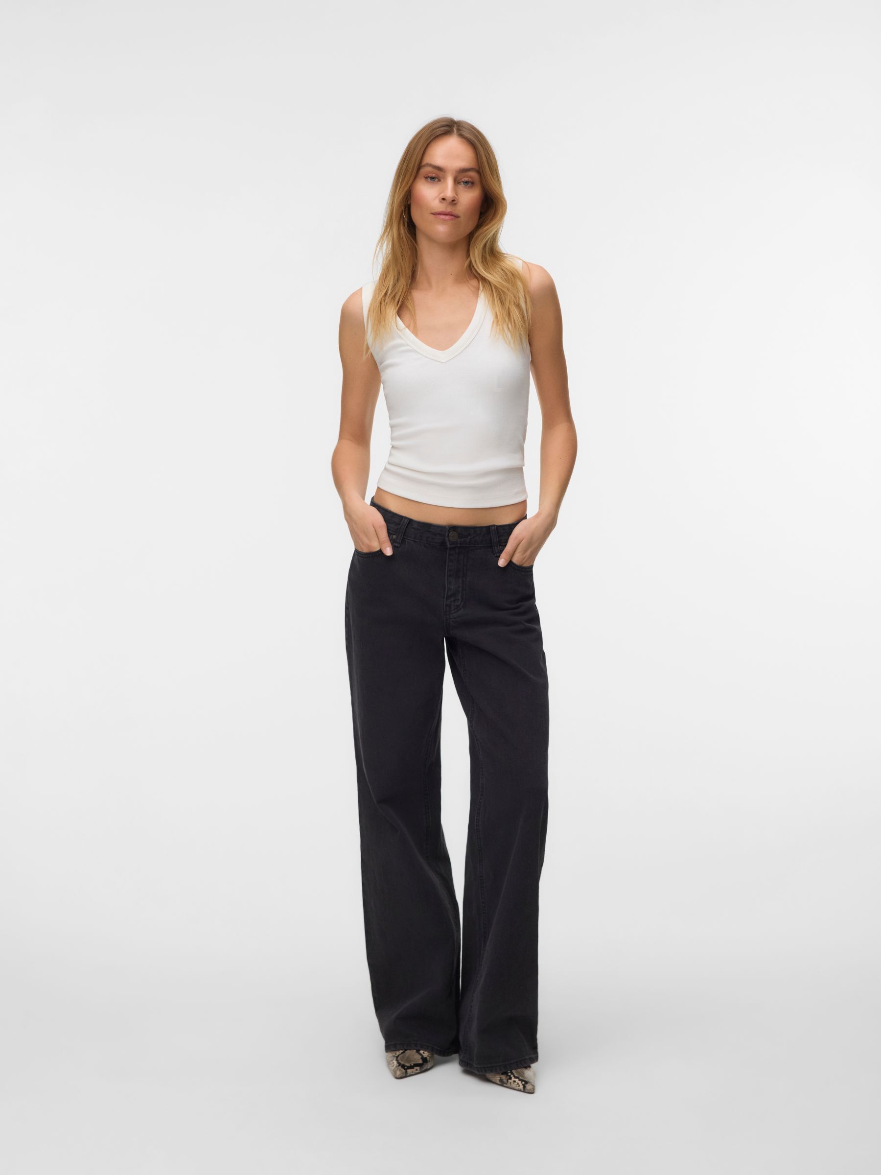 Jean À Coupe Large, VERO MODA