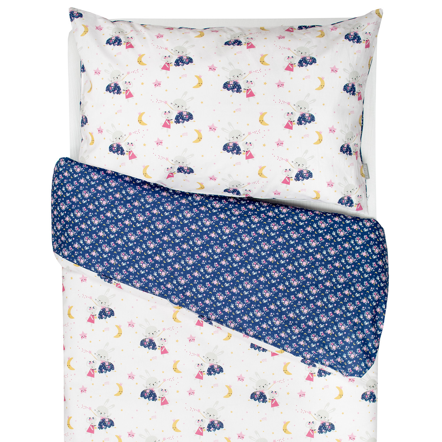 Parure de lit, housse de couette et taie d'oreiller FAIRY FLORE, SEVIRA KIDS