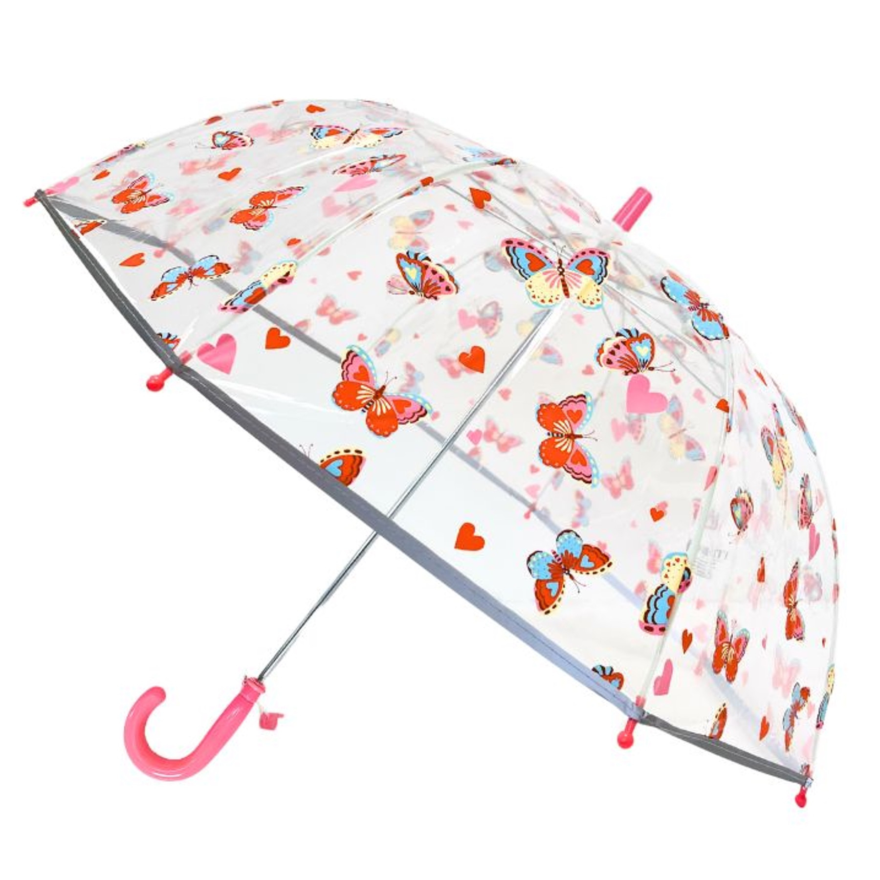 Parapluie transparent, Papillon, SMATI