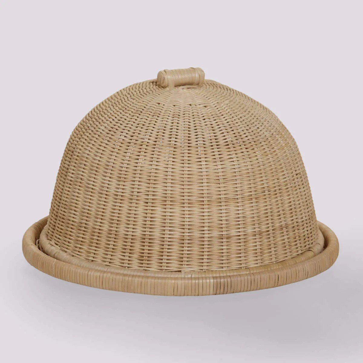 Plateau cloche en rotin, KOK