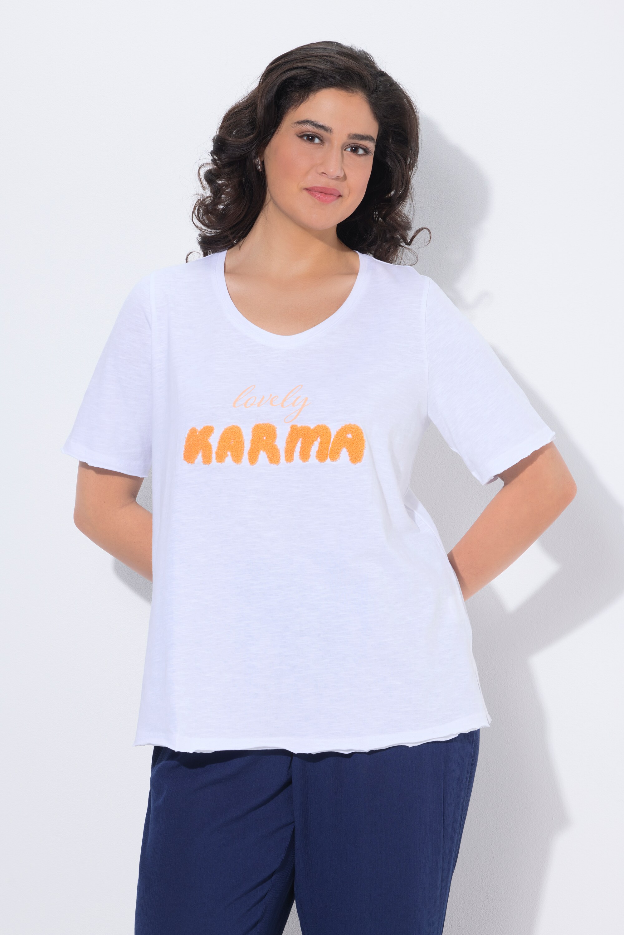 T-shirt texturé, ULLA POPKEN
