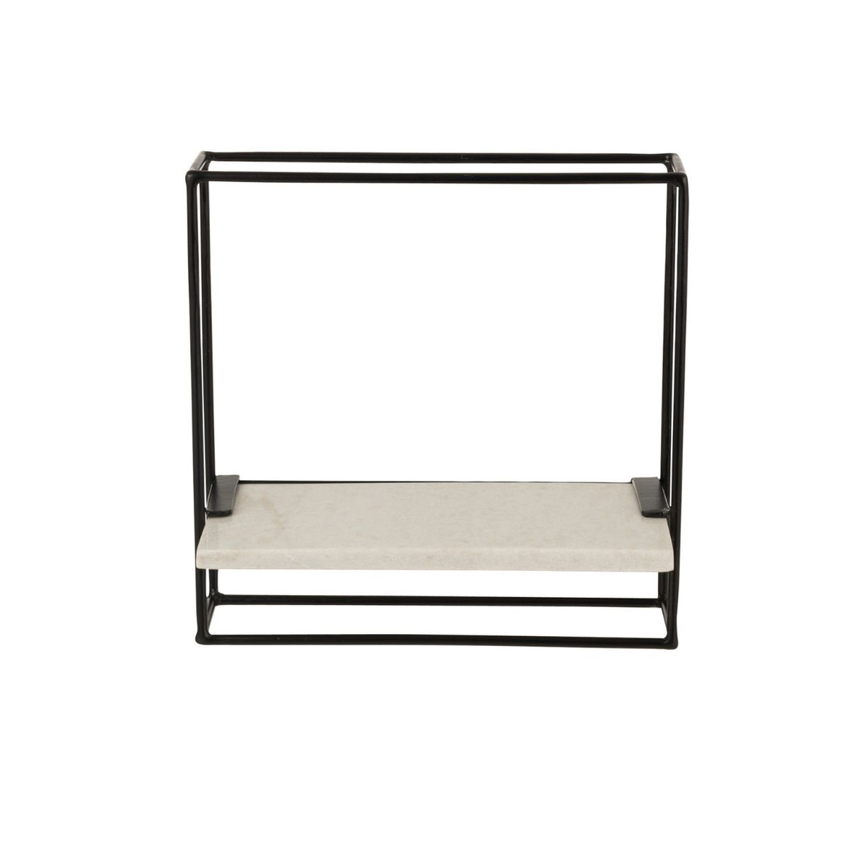 etagere murale minimaliste en metal et marbre ouda