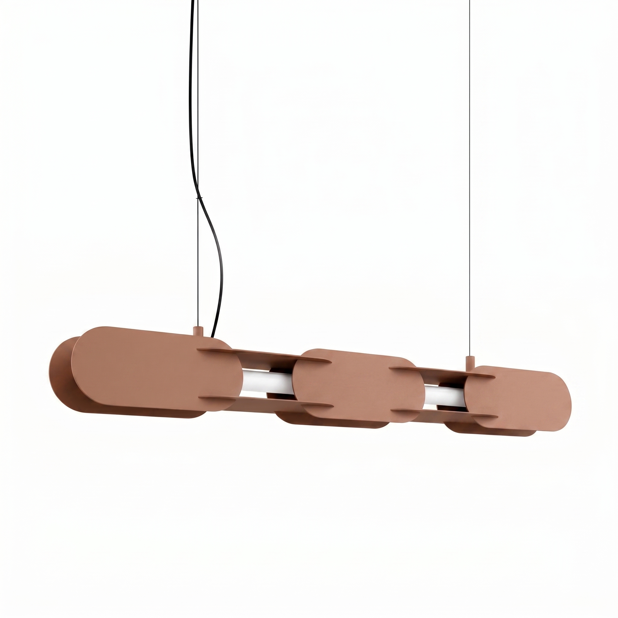 Suspension Acier Moka LED 1 Chain, EDEN