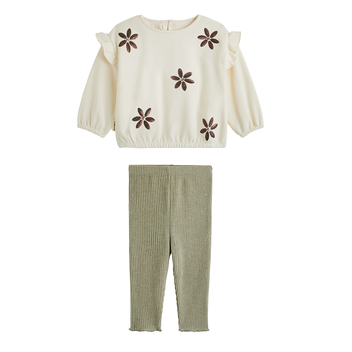 Ensemble bébé sweat en molleton et legging Misti, PETIT BEGUIN