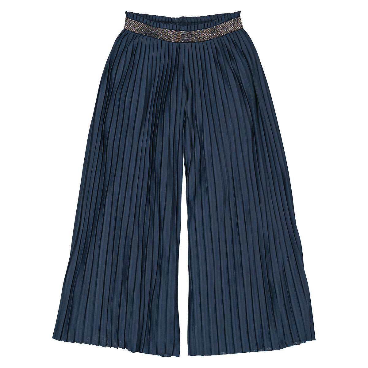 Plisserede bukser med brede ben La Redoute Collections | La Redoute