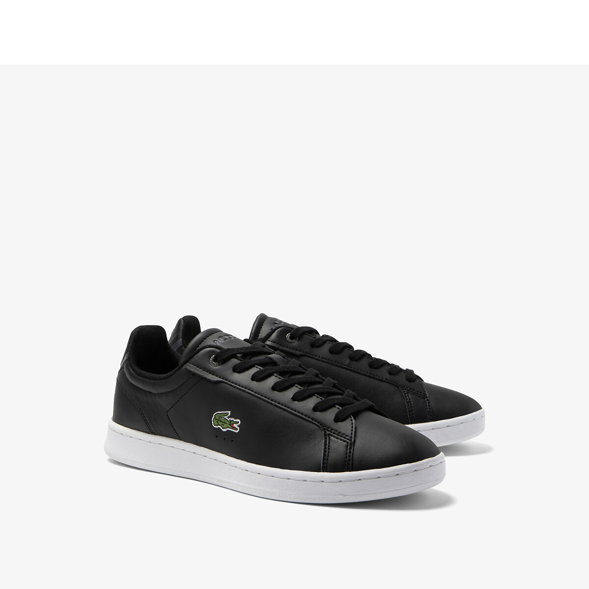 Baskets cuir carnaby pro noir Lacoste La Redoute