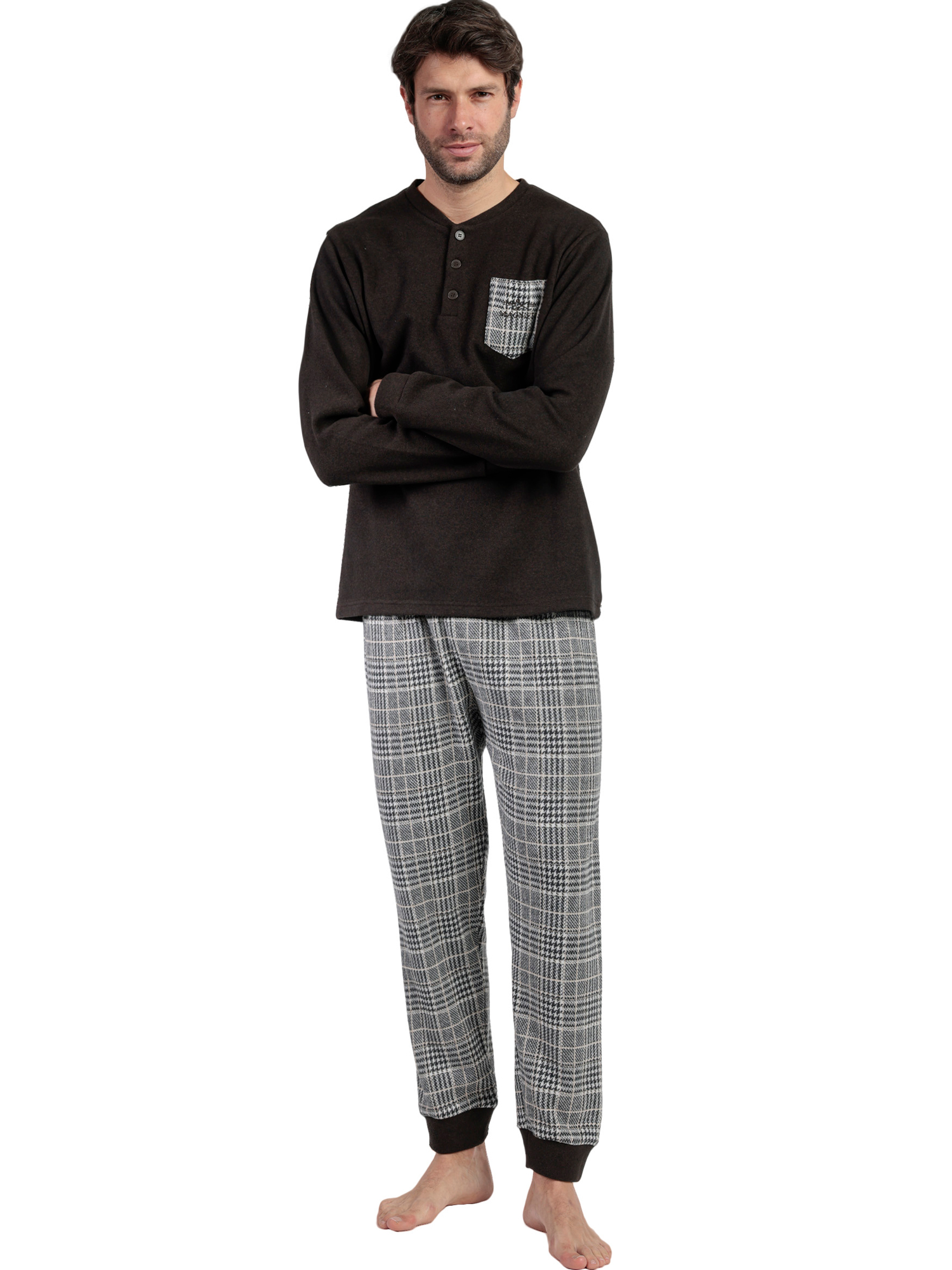 Pyjama pantalon top manches longues Americano, ADMAS