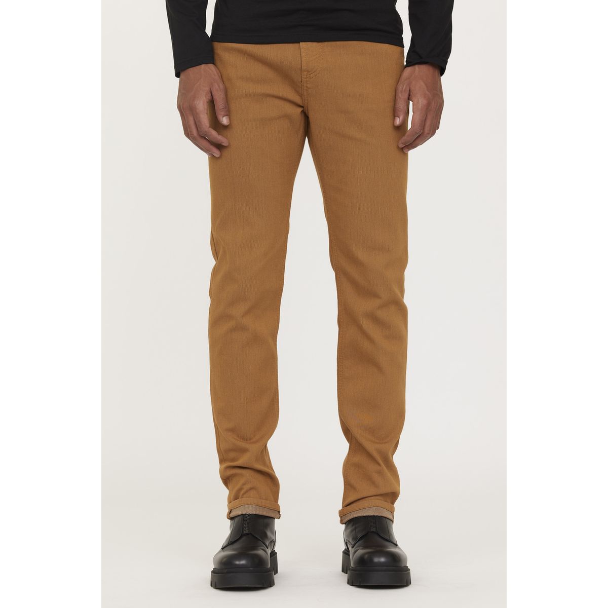 Jean marron clearance homme