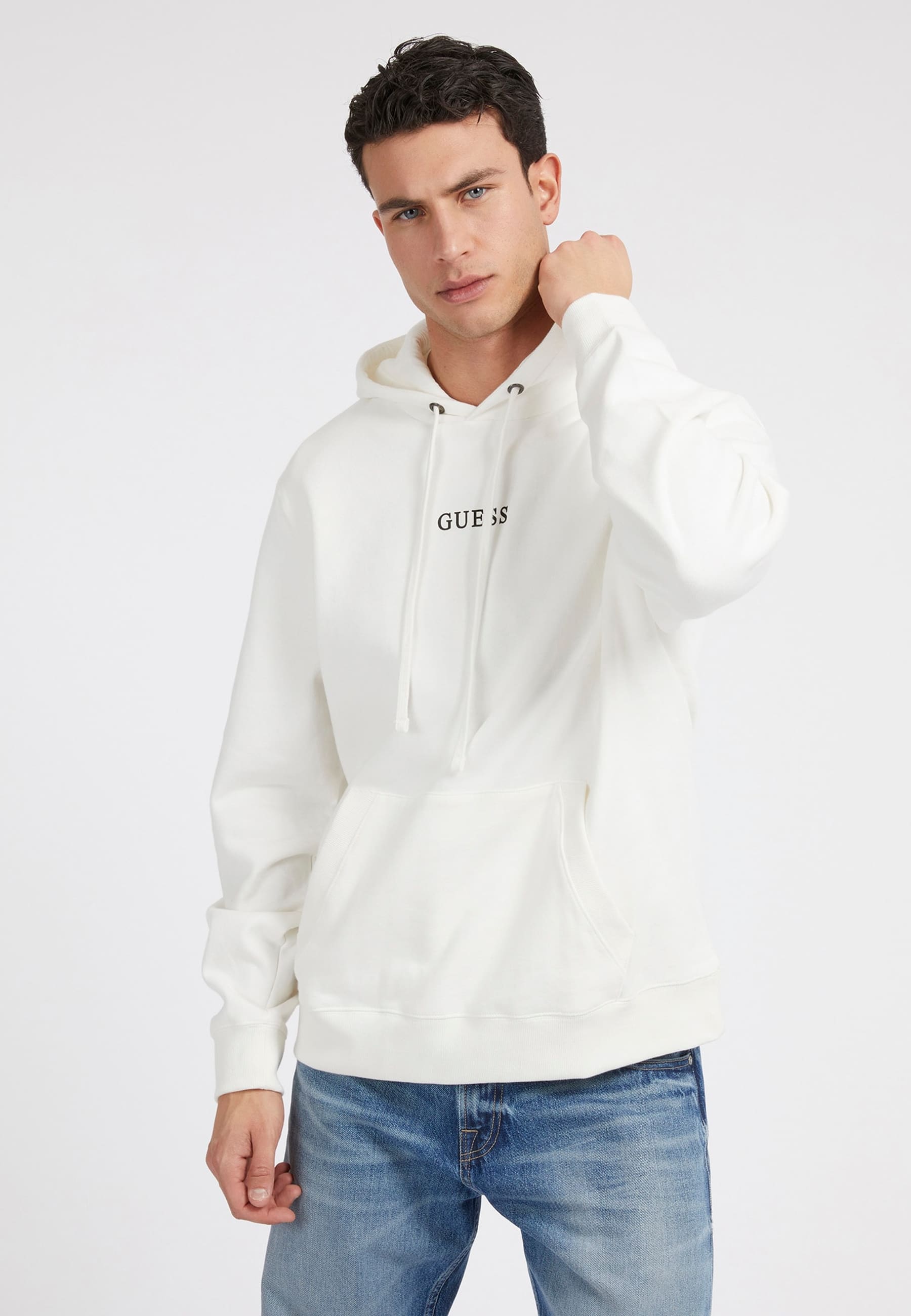 Sweat-Shirt Capuche Logo, GUESS