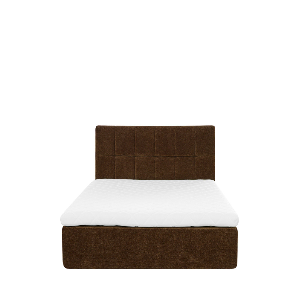 Lit complet compressé boxspring tissu 140x190cm- AIR NEST, DRAWER