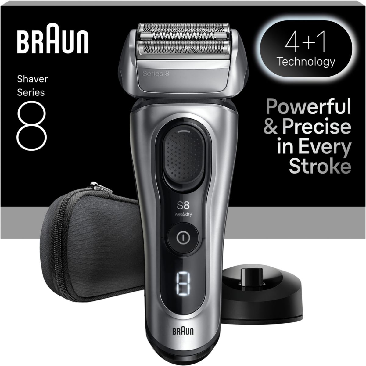 Rasoir électrique Series 8 8617s, BRAUN