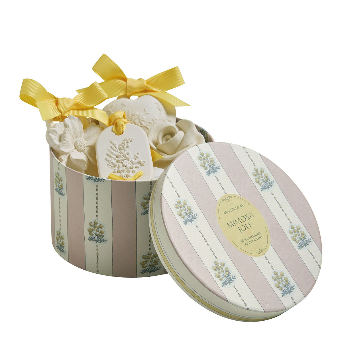 Coffret de 5 décors parfumés - Mimosa Joli, MATHILDE M