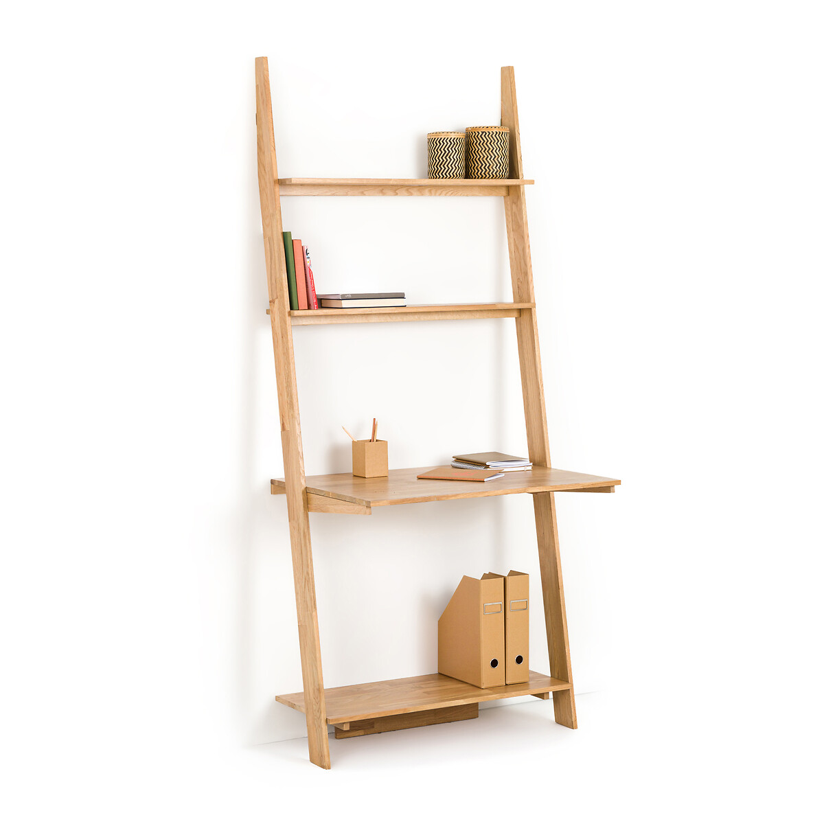 Étagère murale bureau en chêne, Domeno  LA REDOUTE INTERIEURS image 0