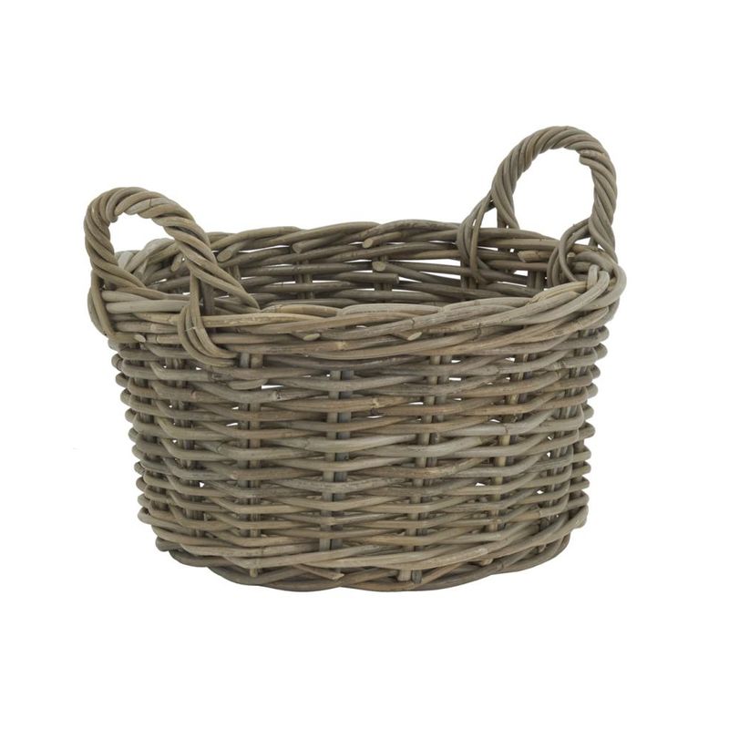 Panier de rangement en rotin naturel 48 x 36 x 25 cm Aubry Gaspard